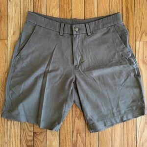lululemon athletica Men's Tan Flat Front Shorts